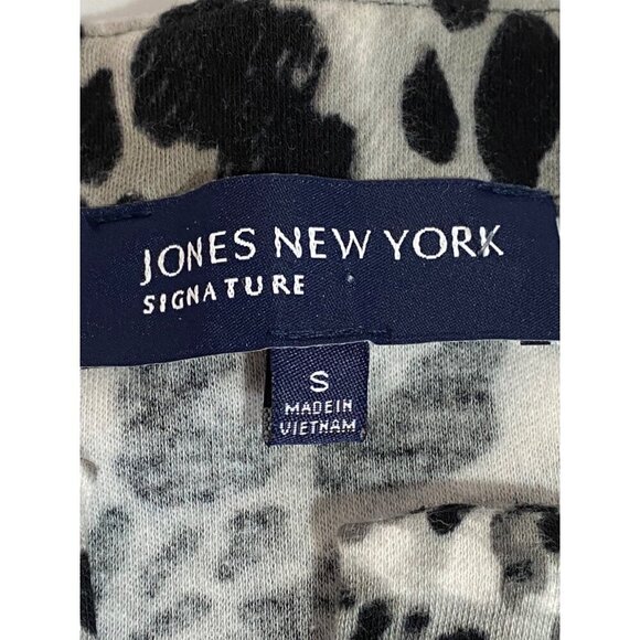 Jones New York Signature Sleeveless Animal Print Top Size Small - Picture 6 of 9